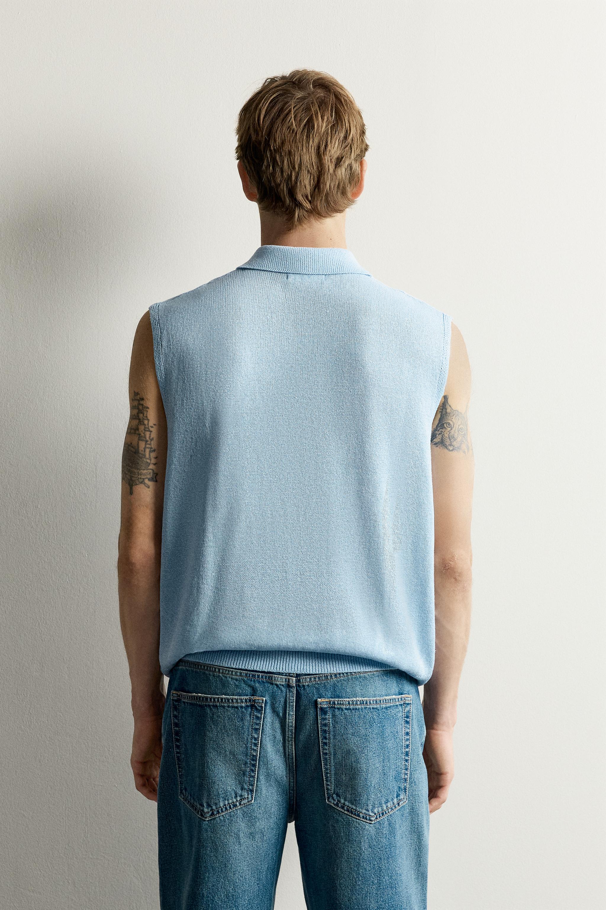 TEXTURED KNIT VEST